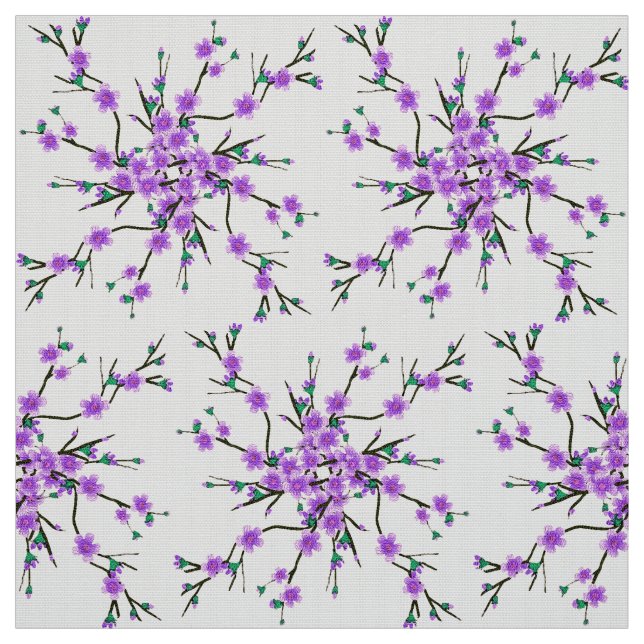 floral retro pattern fabric (Swatch)