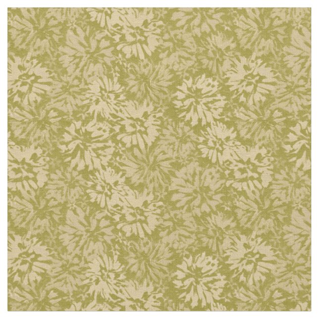 Floral retro pattern in boho style. fabric (Close Up)