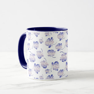 Floral retro pattern. mug