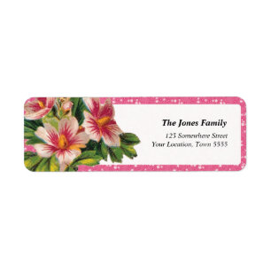 Floral  Return Address Label