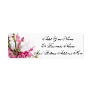Floral Return Address Labels