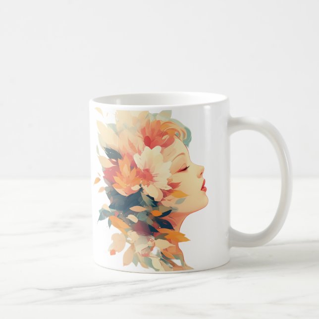 Floral Reverie Coffee Mug (Right)