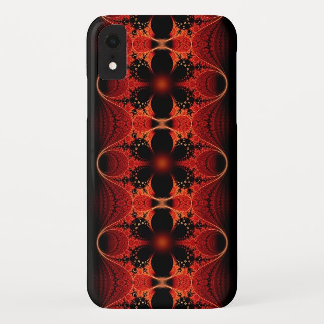 Floral Ribbon Abstract Fractal Art Case-Mate iPhone Case (Back)