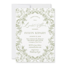 Floral Romance Chinoiserie Eucalyptu Bridal Shower