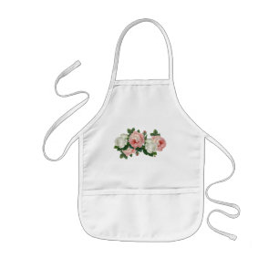 Floral Romance Kids Apron