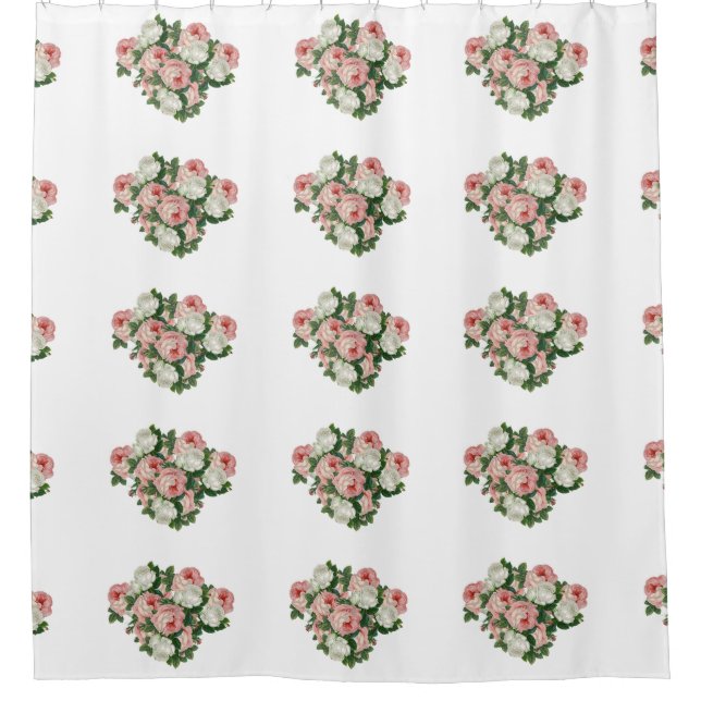 Floral Romance  Shower Curtain (Front)