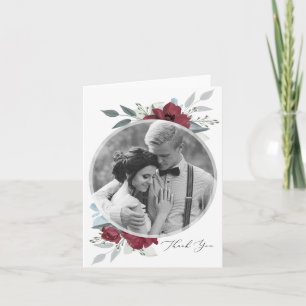 Floral Romance Thank You Invitation