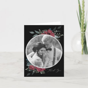 Floral Romance Thank You Invitation