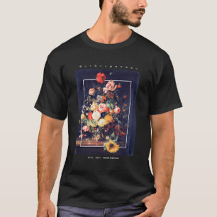Floral Rose Art Flower Streetwear Aesthetic Casual T-Shirt