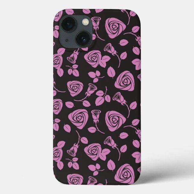Floral Rose Background Case-Mate iPhone Case (Back)
