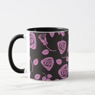 Floral Rose Background Mug