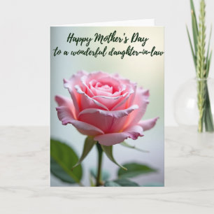 Floral Rose Mothers Day Love Card