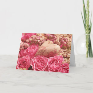 Floral Roses Valentine's Day Card