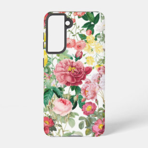 Floral Roses Vintage Spring Garden Samsung Galaxy Case