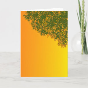 Floral Rowan Tree Tree of Life Courage Guidance Card