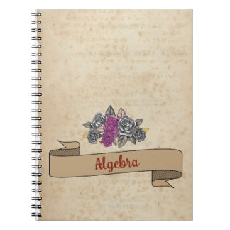 Floral Rustic Inspire School  Notebook