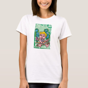 Floral Sagittarius Archer child, blue flowers T-Shirt