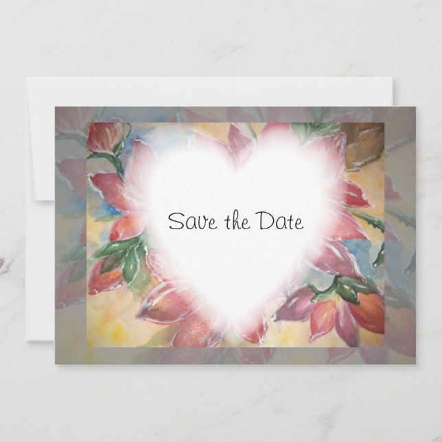 Floral Save The Date (Front)