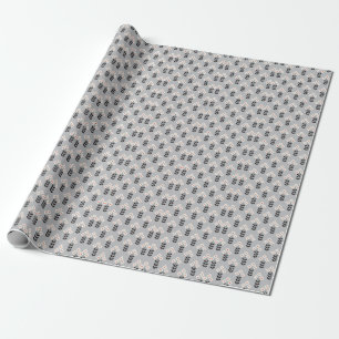 Floral Scandinavian: Seamless Pattern Design Wrapping Paper
