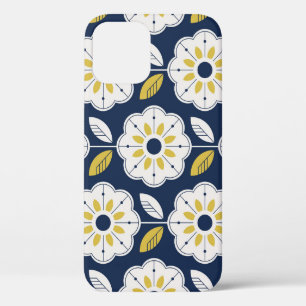 Floral Scandinavian Style Seamless Pattern iPhone 12 Case