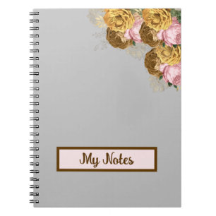 Floral School  Notebook
