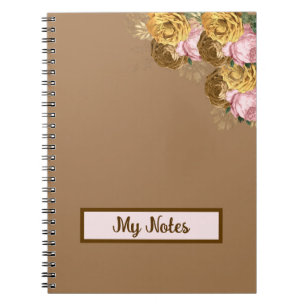 Floral School  Notebook