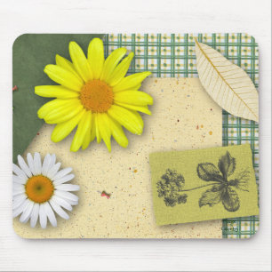 Floral Scrapbook Mousepad