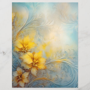 Floral Scrapbooking Paper