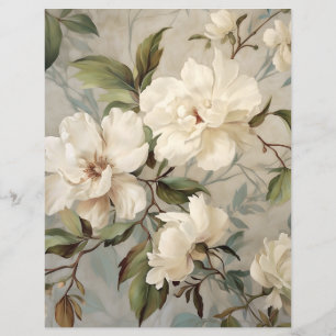 Floral Scrapbooking Paper