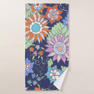 Floral seamless background pattern spring - summer bath towel