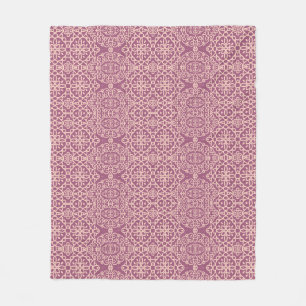 Floral Seamless: Beautiful Pattern Background Fleece Blanket