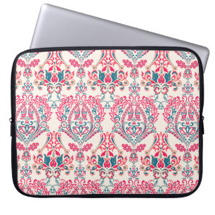 Floral seamless Ornate damask background. vintage  Laptop Sleeve