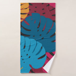 Floral seamless pattern. Background from bright le Bath Towel