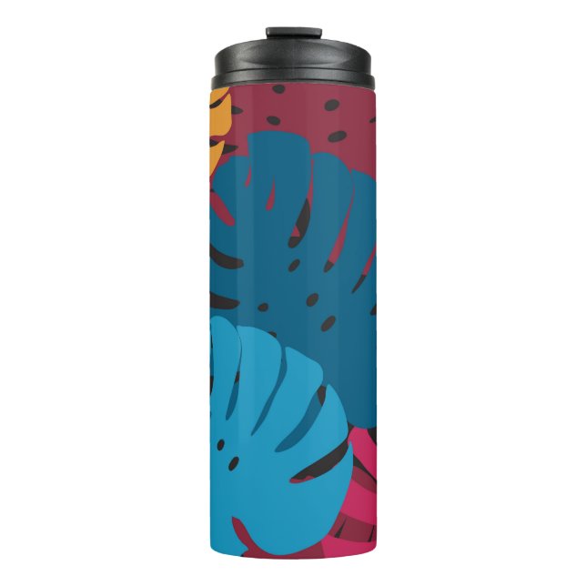 Floral seamless pattern. Background from bright le Thermal Tumbler (Front)