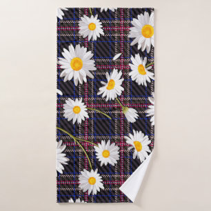 Floral seamless pattern, background In art nouveau Bath Towel