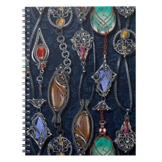 Floral seamless pattern, background In art nouveau Notebook