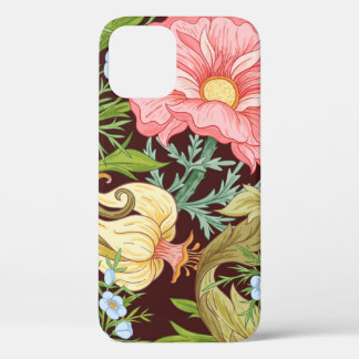 Floral Seamless pattern, background with In art no iPhone 12 Case