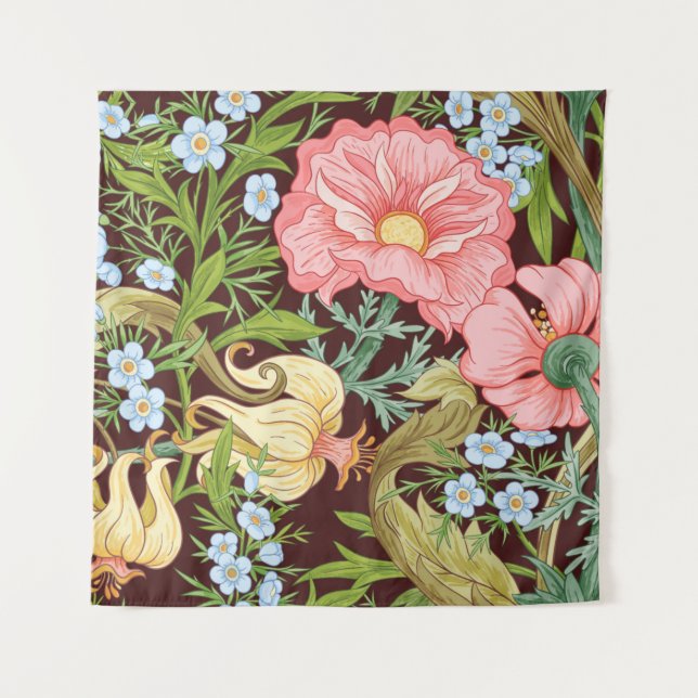 Floral Seamless pattern, background with In art no Tapestry (Front)