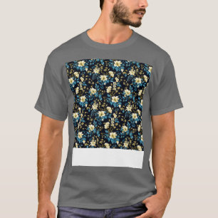 Floral Seamless Pattern Boho Flower Pretty Rose Wi T-Shirt