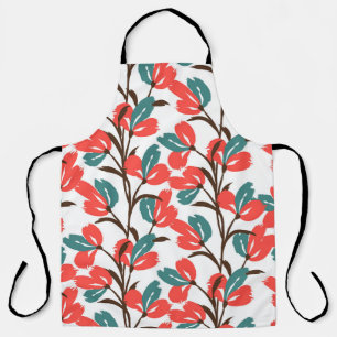 Floral seamless pattern. Cute floral background. P Apron