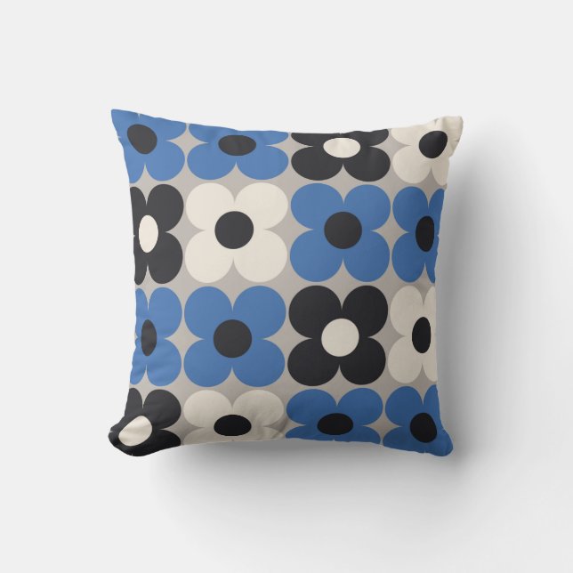 Floral seamless pattern design. Scandinavian style Cushion (Front)