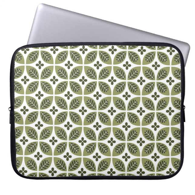 Floral seamless pattern design. Scandinavian style Laptop Sleeve (Front)