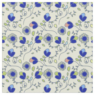 Floral seamless pattern fabric