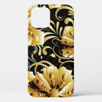 Floral seamless pattern. Flourish 3d wallpaper. Or