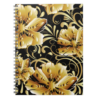Floral seamless pattern. Flourish 3d wallpaper. Or Notebook