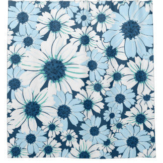 Floral seamless pattern /flower textilepattern, ab shower curtain