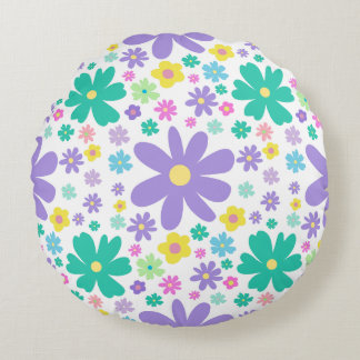 Floral Seamless Pattern Pillow