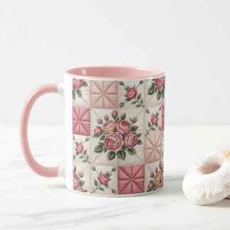 Floral Seamless Pattern, Roes Seamless Pattern Mug