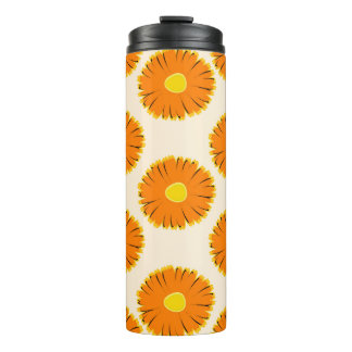 Floral seamless pattern. seamless pattern with the thermal tumbler