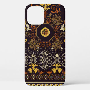 Floral seamless pattern. Vintage indian decorative iPhone 12 Case
